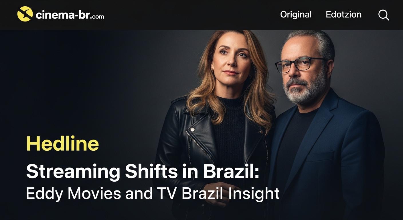 Brazilian audience watching streaming across devices with local cinema imagery