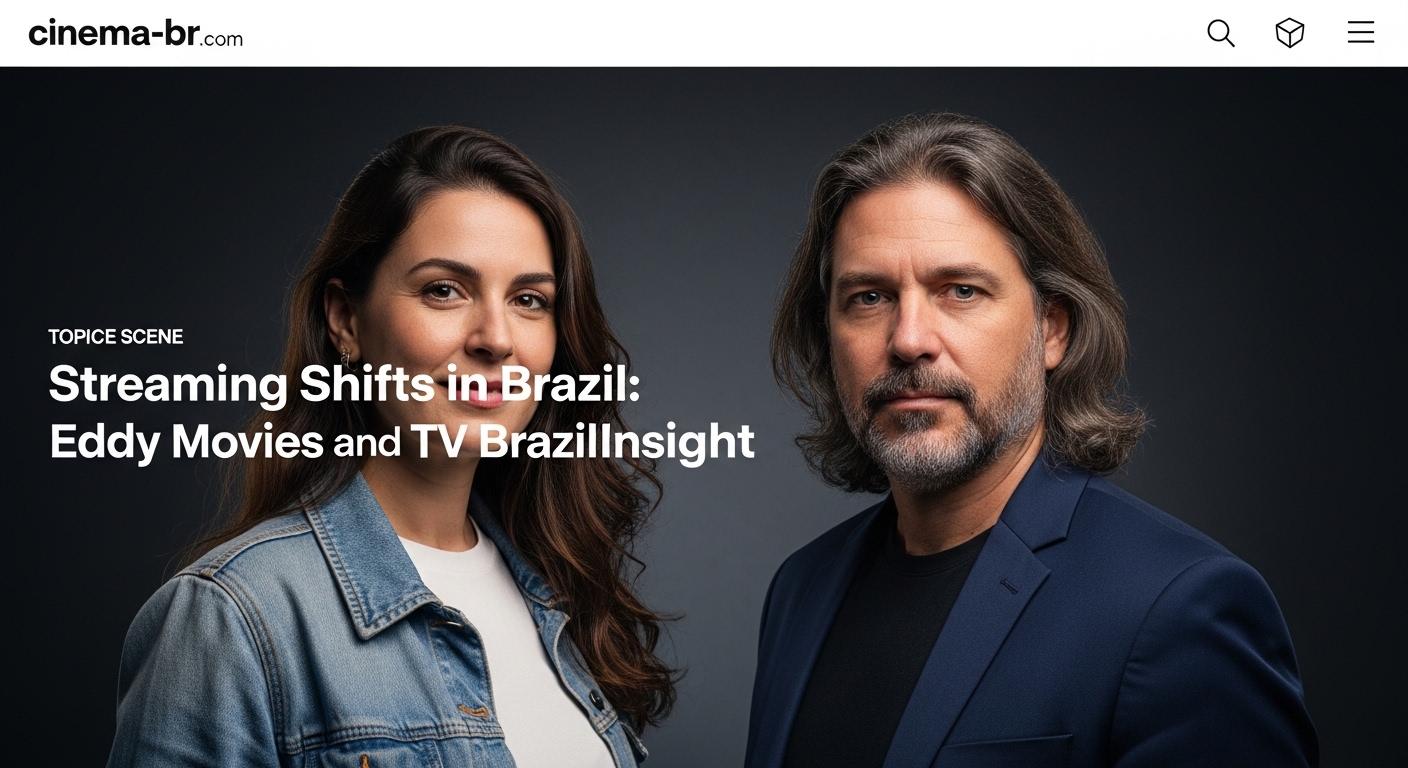 Brazilian audience watching streaming across devices with local cinema imagery