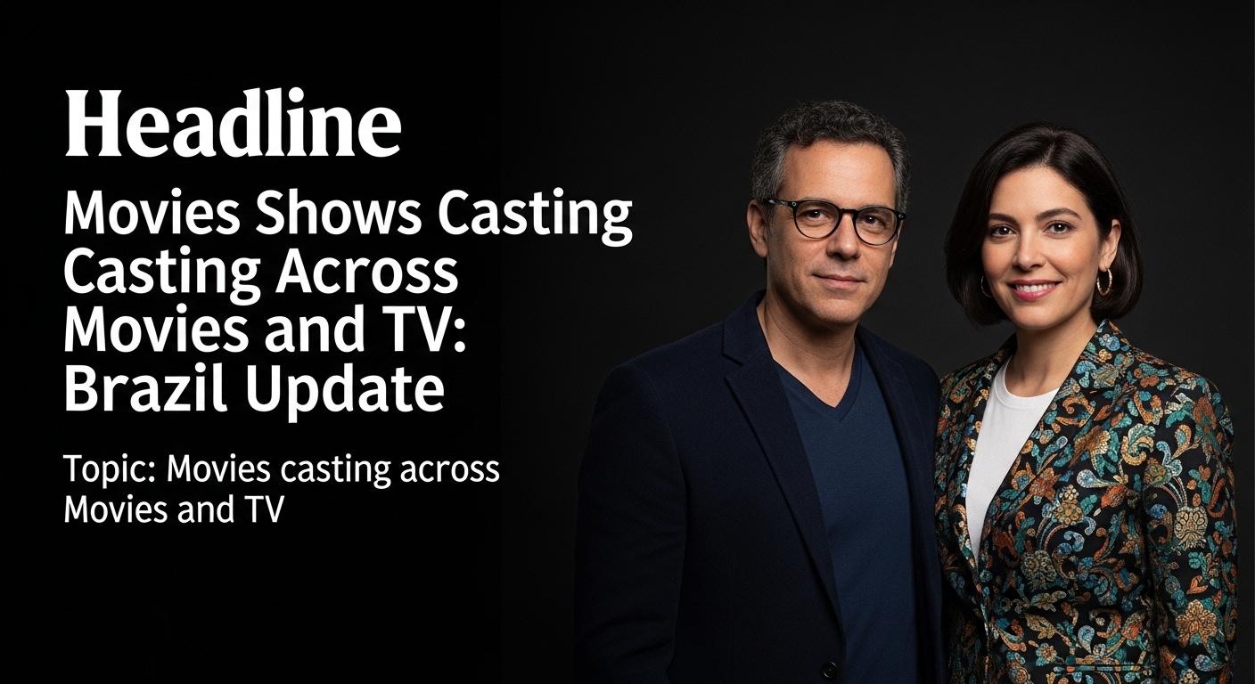 Brazilian newsroom analyzing casting updates for Movies and TV