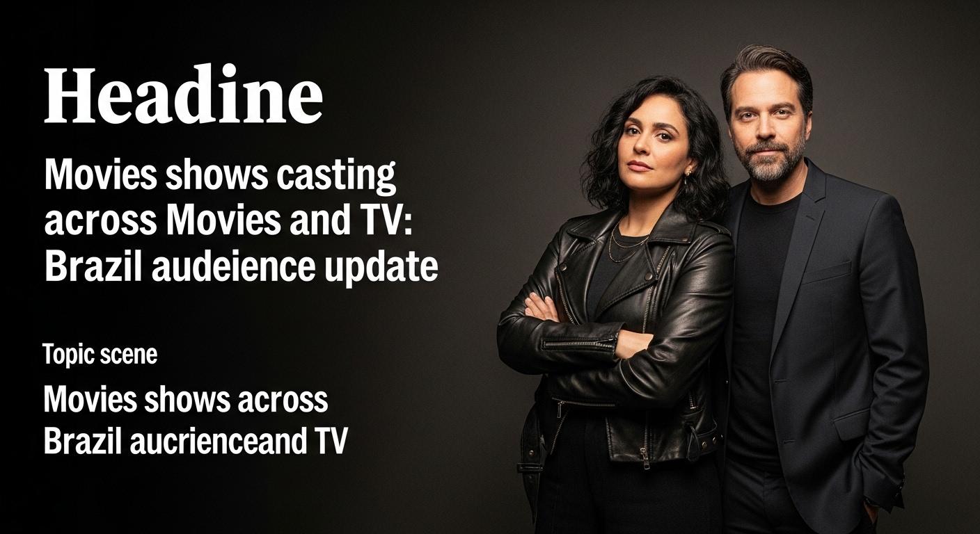Collage of casting headlines and Brazilian streaming audiences