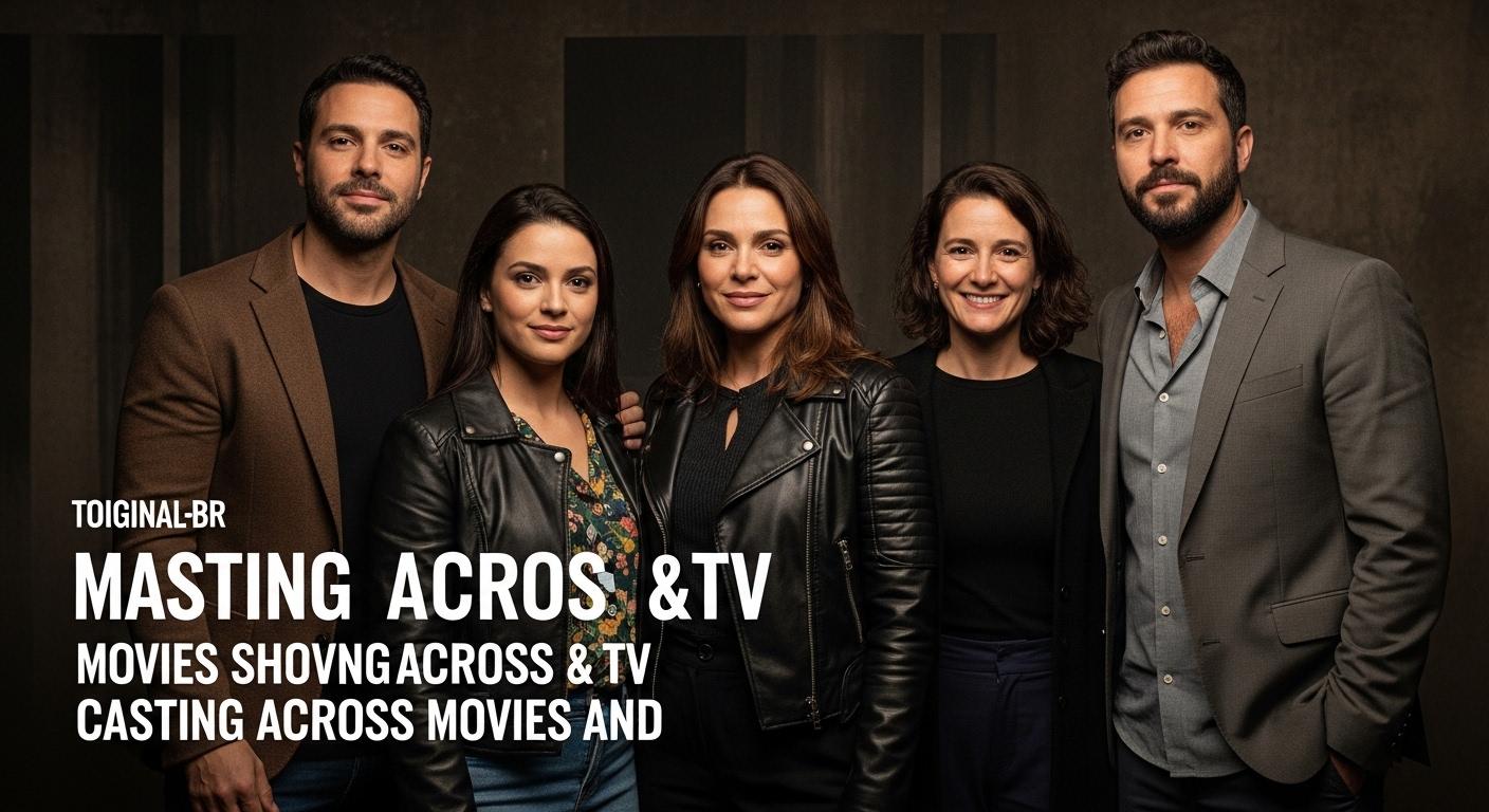 Diverse casting across cinema and television studios, Brazilian audience context highlighted