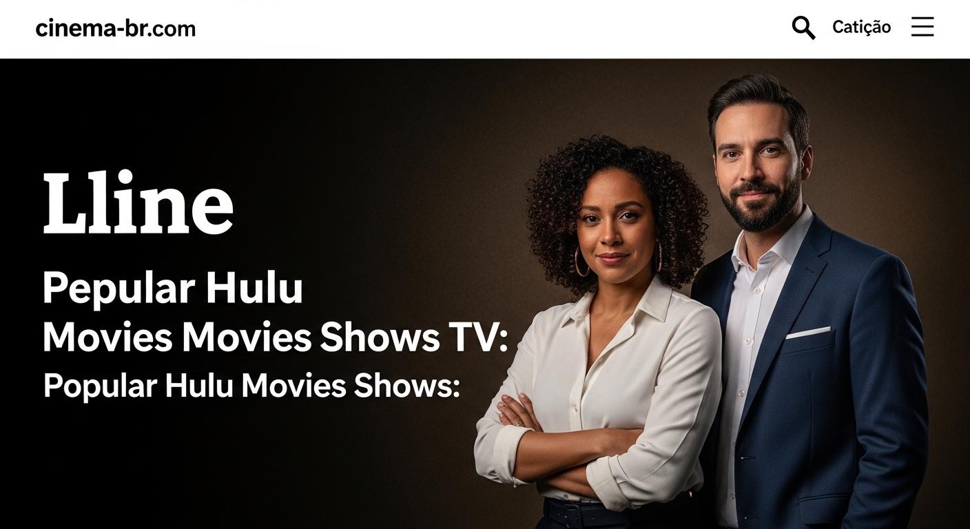 Brazil-focused editorial image with Hulu branding and film imagery.