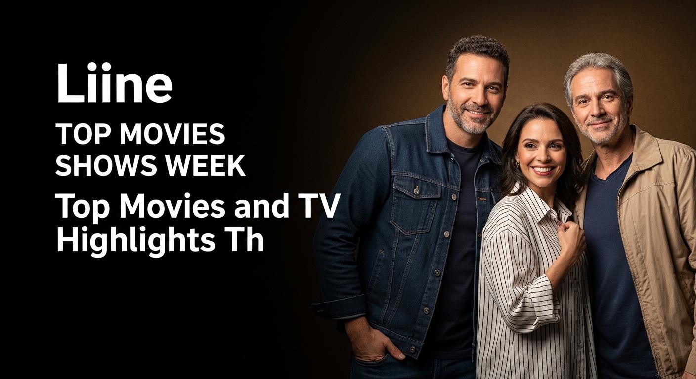 Weekly streaming highlights collage for Brazil audience, showcasing top movies and TV shows of the week