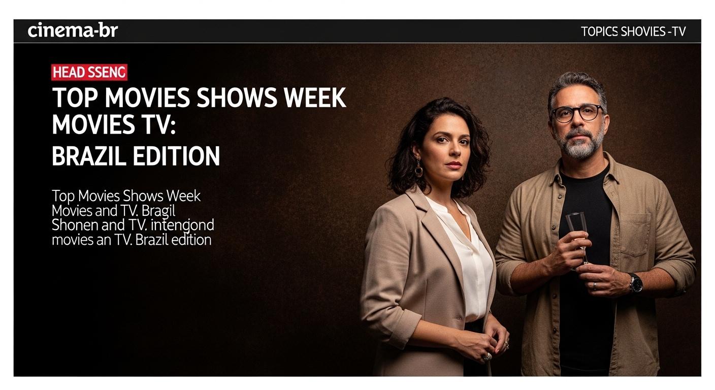 Brazilian viewers preparing to watch top weekly releases on streaming platforms.