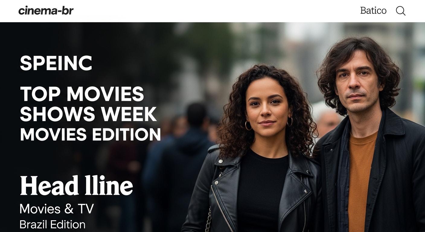 Brazilian viewers preparing to watch top weekly releases on streaming platforms.