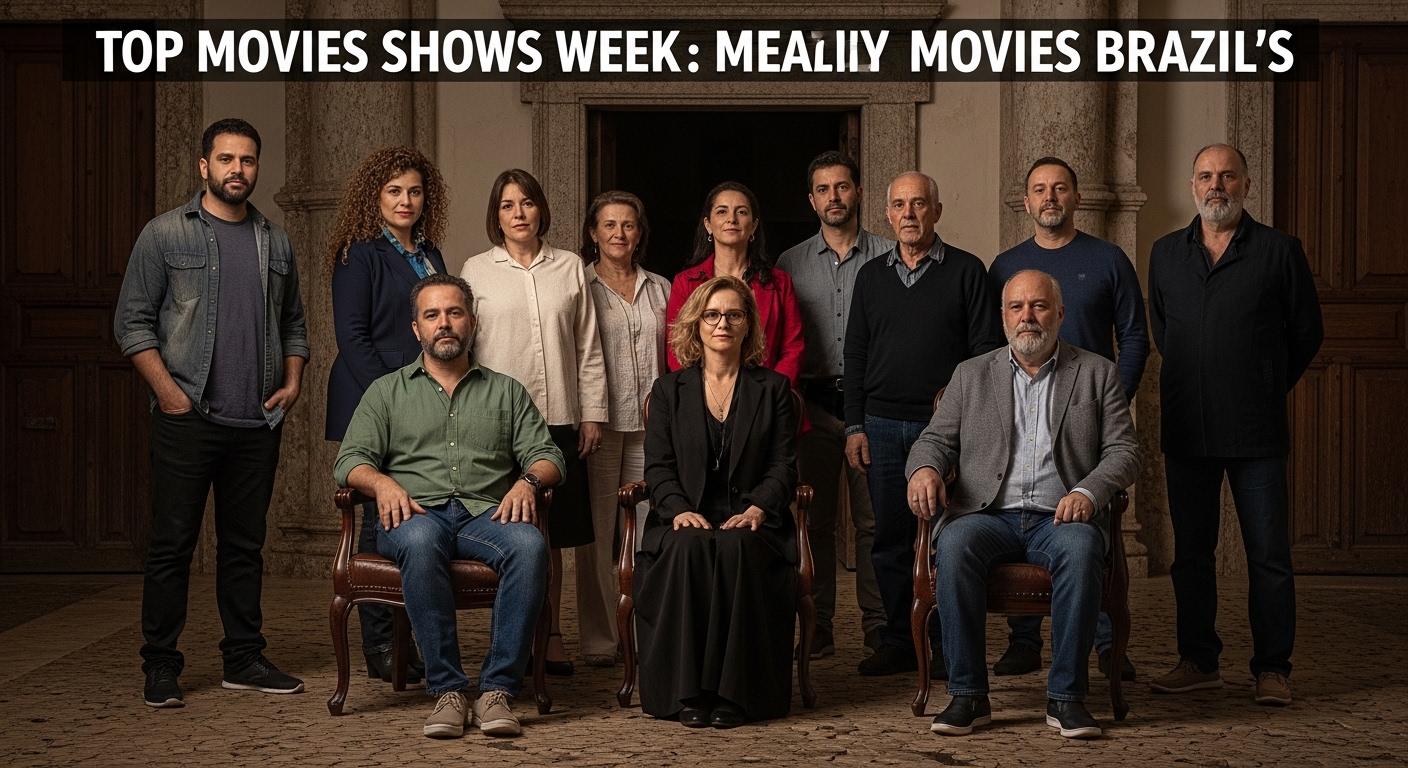 Collage of Brazil's top streaming and cinema releases for the week