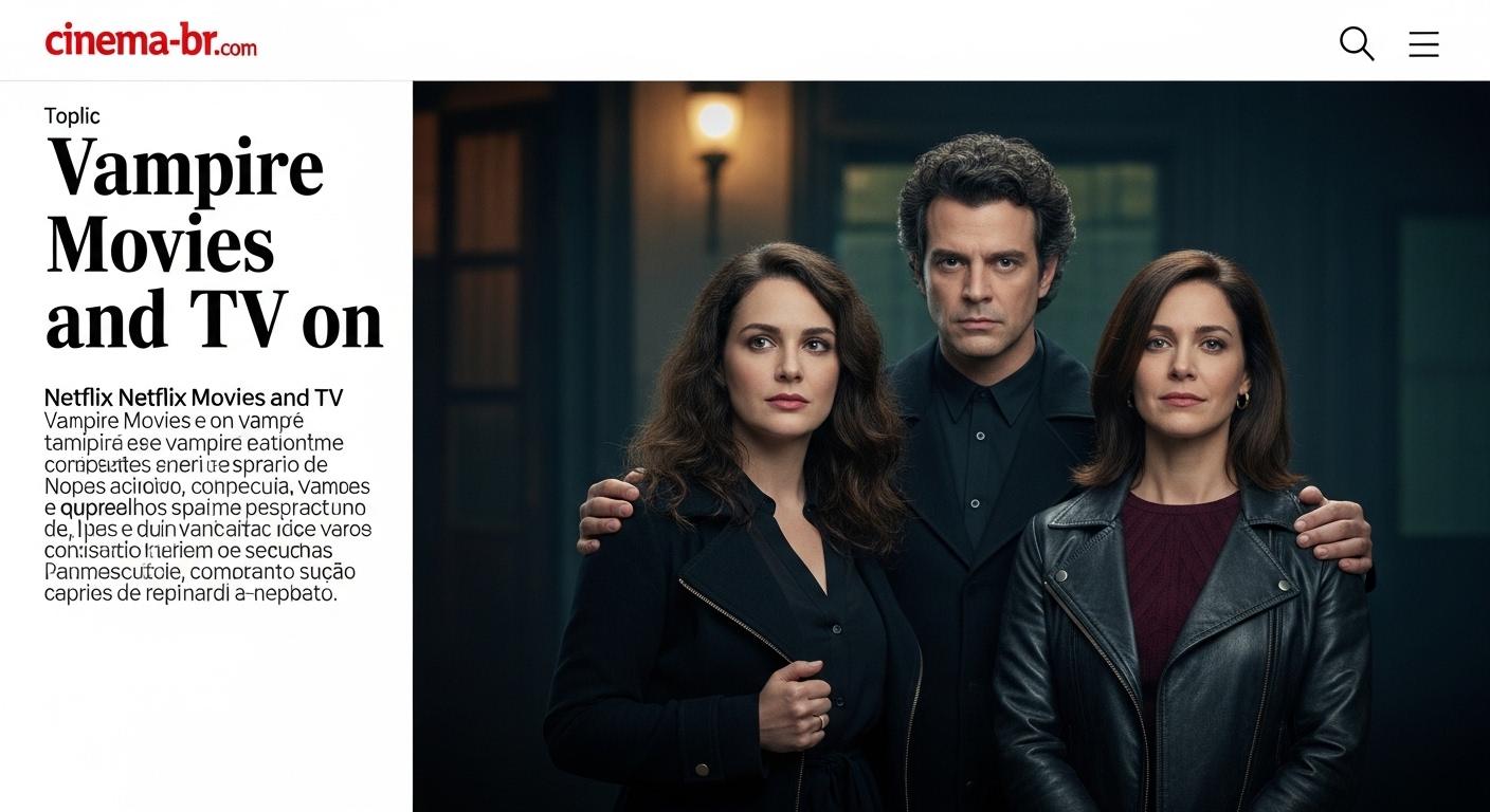 Brazilian Netflix vampire content collage